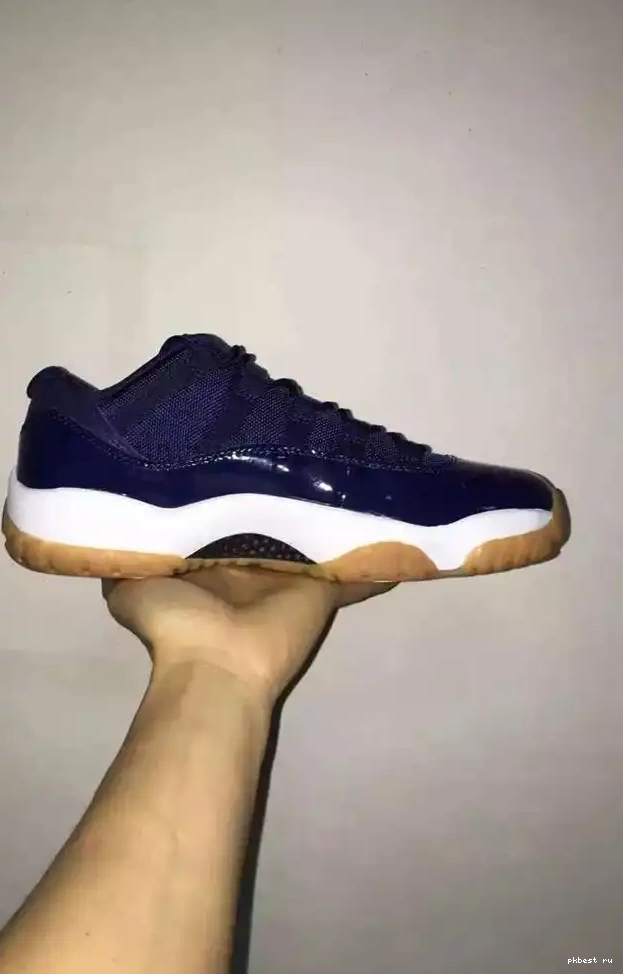 Authentic Gum Navy 11 Air Low Jordan 0522